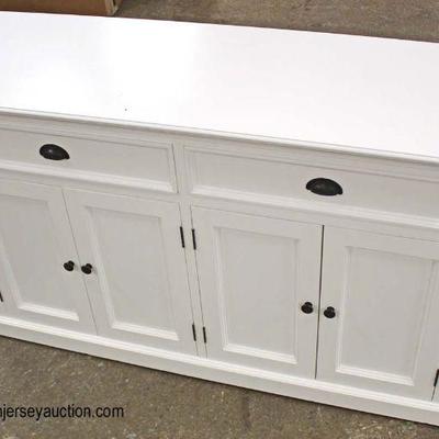 NEW Contemporary White 2 Drawer 4 Door Buffet

Auction Estimate $100-$300 â€“ Located Inside