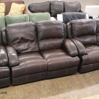 Like New 3 Piece Leather Power Recliner Living Room Set

Maybe offered separate - Auction Estimate $400-$800 â€“ Located Inside