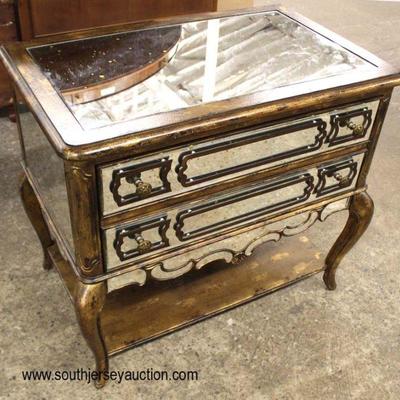 Country French Style â€œHooker Furnitureâ€ Mirrored Decorator File Cabinet

Auction Estimate $100-$300 â€“ Located Inside