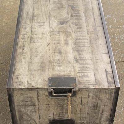 Industrial Style Wood and Iron Coffee Table

Auction Estimate $200-$400 â€“ Located Inside