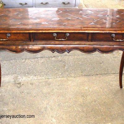 QUALITY French Style Parquet Top Sofa Table

Auction Estimate $200-$400 â€“ Located Inside
