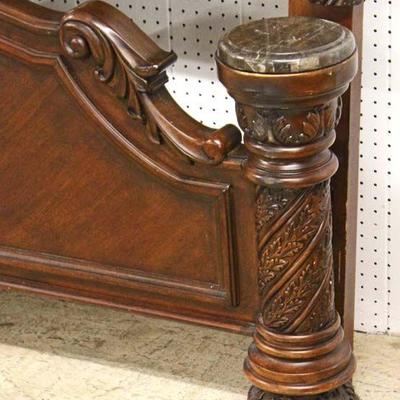 5 Piece Contemporary Carved and Fancy King Bedroom Set with Marble Tops

Auction Estimate $700-$1500 â€“ Located Inside

 