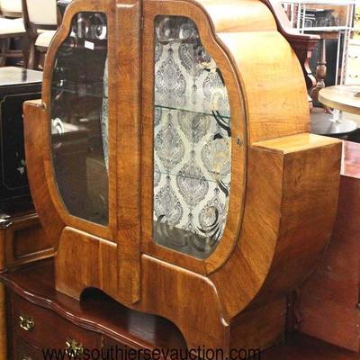 VINTAGE Art Deco Style Burl Walnut 2 Door Display Cabinet

Auction Estimate $100-$300 â€“ Located Inside