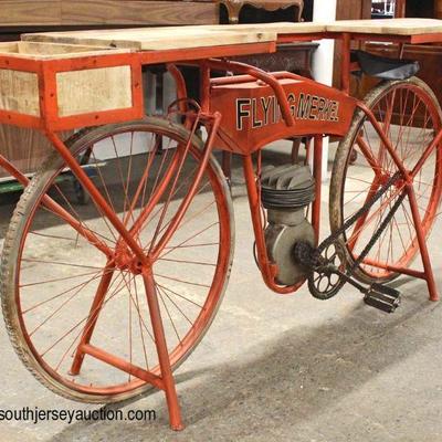 COOL â€œFlying Merkelâ€ Decorator Bike Bar

Auction Estimate $300-$600 â€“ Located Inside