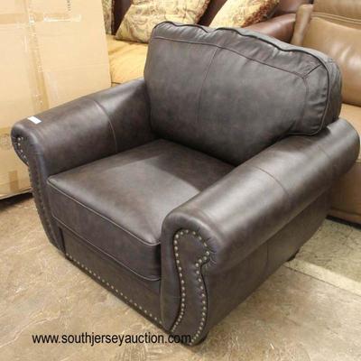 NEW â€œAbbyson Furnitureâ€ 3 Piece Brown Leather Tacked Sofa, Loveseat and Club Chair

Auction Estimate $400-$800 â€“ Located Inside