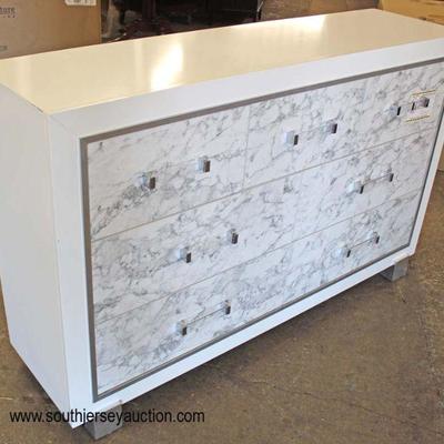 NEW Faux White Marble Front 7 Drawer Low Chest

Auction Estimate $200-$400 â€“ Located Inside