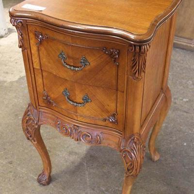 Walnut French Style 2 Drawer Night Stand

Auction Estimate $50-$100 â€“ Located Inside