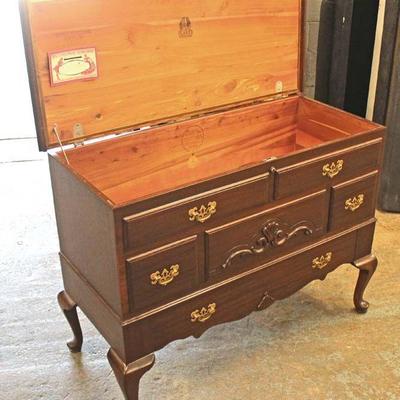 Queen Anne Lane Furnitureâ€ Cedar Chest

Auction Estimate $100-$200 â€“ Located Inside
