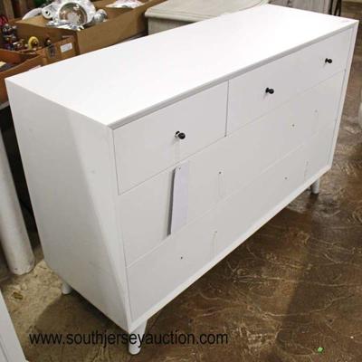 NEW White 7 Drawer Low Chest with Hardware and Mirror (not shown)

Auction Estimate $200-$400 â€“ Located Inside

 