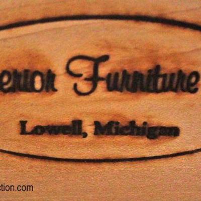  Burl Walnut â€œSuperior Furniture Lowell, Michiganâ€2 over 3 Bachelor Chest

Auction Estimate $200-$400 â€“ Located Inside

  