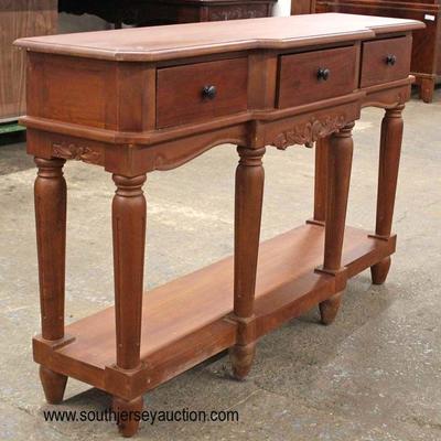 Mahogany 3 Drawer Console Credenza

Auction Estimate $100-$300 â€“ Located Inside