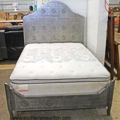 Morocco Style All Metal Carved Full Size Bed with Posturepedic Mattress

Auction Estimate $200-$400 â€“ Located Inside