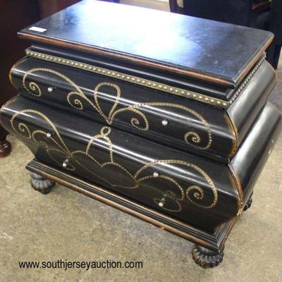 Decorator 2 over 1 Contemporary Low Chest

Auction Estimate $100-$300 â€“ Located Inside