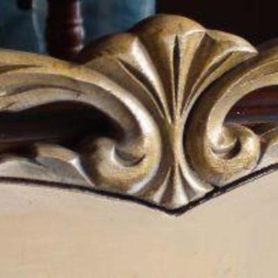 Carved Decorated Full Size Bed

Auction Estimate $20-$50 â€“ Located Dock