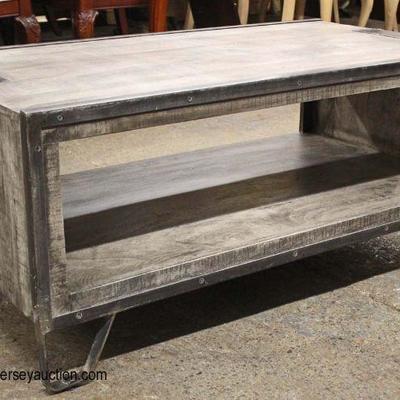 Industrial Style Wood and Iron Coffee Table

Auction Estimate $200-$400 â€“ Located Inside