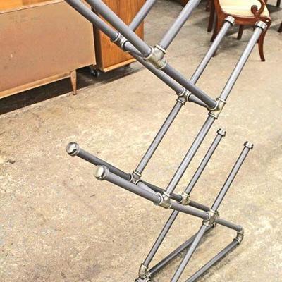 Unusual Industrial Style Pipe Bookstand

Auction Estimate $100-$200 â€“ Located Inside

