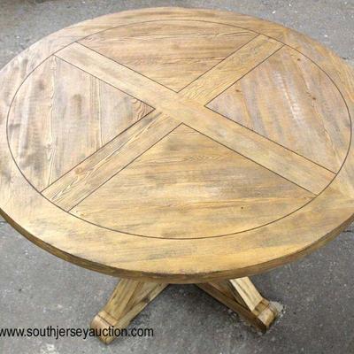 NEW Country Farm Style Rustic Round Breakfast Table

Auction Estimate $200-$400 â€“ Located Inside