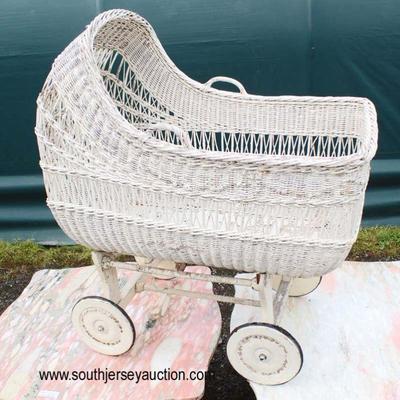 Wicker Baby Carriage Stroller

Auction Estimate $20-$50 â€“ Located Field