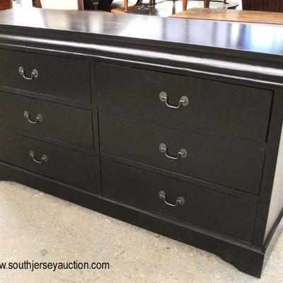 NEW Contemporary 6 Drawer Mahogany Finish Low Chest

Auction Estimate $200-$400 â€“ Located Inside
