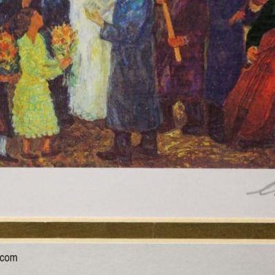 Signed Chaim Goldberg Pastel Print 42/1000

Auction Estimate $100-$200 â€“ Located Inside