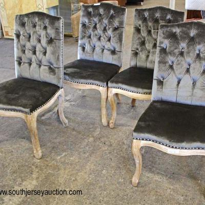 Set of 4 Like New Button Tufted Breakfast Chairs

Auction Estimate $200-$400 â€“ Located Inside