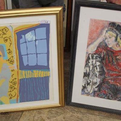 Large Selection of Art Work, Paintings, Prints and More

Auction Estimate $20-$300 â€“ Located Inside