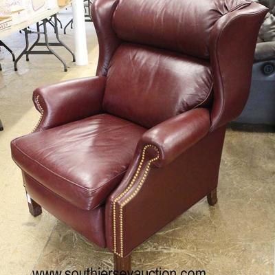 Burgundy Leather Recliner

Auction Estimate $200-$400 â€“ Located Inside

 