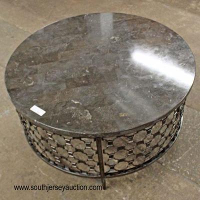 Contemporary Marble Top Metal Art Coffee Table

Auction Estimate $100-$200 â€“ Located Inside