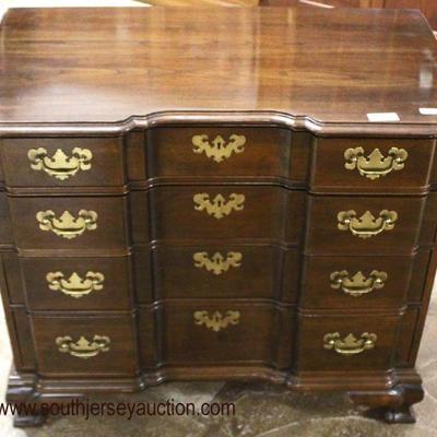  SOLID Mahogany â€œEthan Allen Furnitureâ€ Block Front Bracket Foot Bachelor Chest

Auction Estimate $300-$600 â€“ Located Inside 