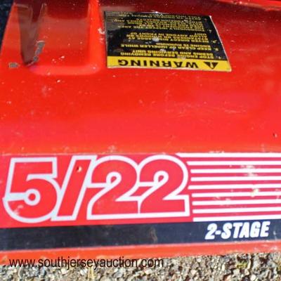   â€œMTD Yard Machineâ€ 5/22 2-Stage Tecumseh Products 22â€ Snow Blower

Auction Estimate $100-$400 â€“ Located Field 
