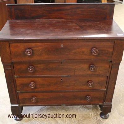  ANTIQUE Burl Mahogany Victorian Chest

Auction Estimate $100-$300 â€“ Located Inside 
