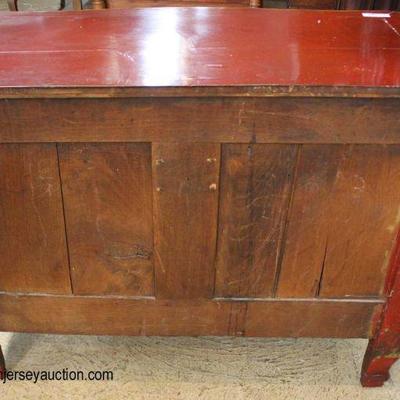  ANTIQUE 18TH Century Red Lacquer Asian Decorated 2 over 2 Drawer Chest

Auction Estimate $1000-$2000 – Located Inside 
