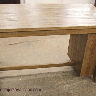  NEW Rustic Country Farm Style High Top Breakfast Table with Bookcase Ends

Auction Estimate $200-$400 â€“ Located Inside 