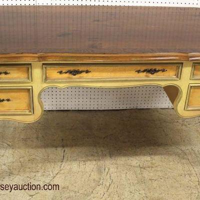  Paint Decorated Natural Pine Top Decorator Executive Desk

Auction Estimate $200-$400 â€“ Located Inside 