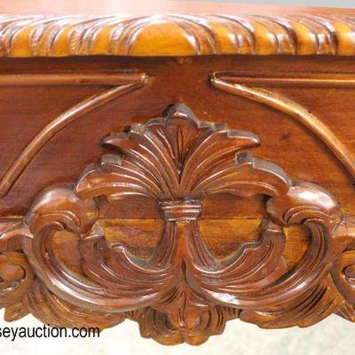 PAIR of SOLID Mahogany Chippendale Carved Ball and Claw Sofa Tables

Auction Estimate $300-$600 â€“ Located Inside

 