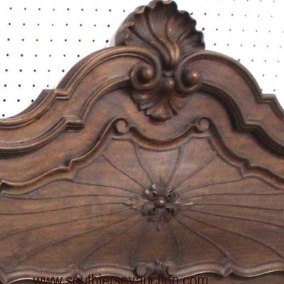 PAIR of ANTIQUE Country French Carved Twin Beds with Rails

Auction Estimate $200-$400 â€“ Located Inside

 