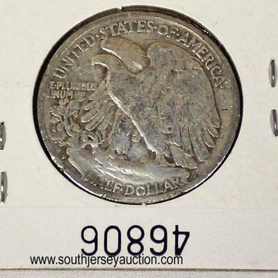  1942 Silver Walking Liberty Half Dollar

Auction Estimate $10-$20 â€“ Located Glassware 
