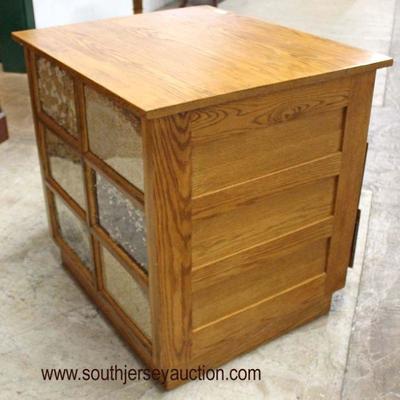 Oak 6 Drawer Panel Side Bean Store Front Display Cabinet

Auction Estimate $200-$400 â€“ Located Inside 