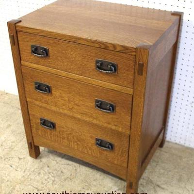  Mission Oak â€œStickley Furnitureâ€ 3 Drawer Bed Side Stand

Auction Estimate $300-$600 â€“ Located Inside 