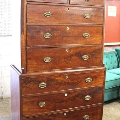  Antique 3 Part Hepplewhite High Chest

Located Inside â€“ Auction Estimate $_______________ 