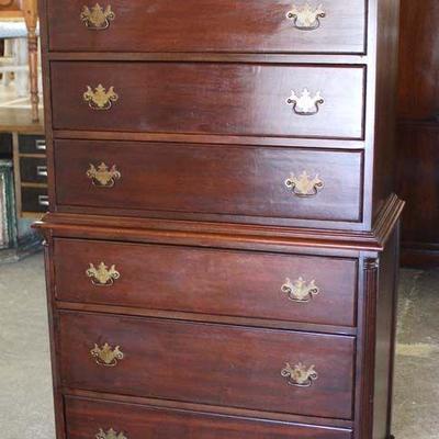  SOLID Mahogany 8 Drawer High Chest

Auction Estimate $200-$400 â€“ Located Inside 