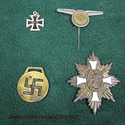 Selection of German Military Badges and Pins

Auction Estimate $100-$500 â€“ Located Glassware