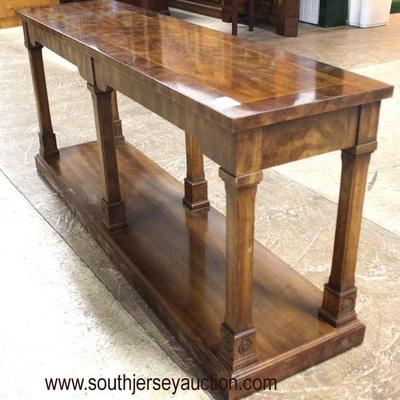  Burl â€œDrexel Furnitureâ€ Mahogany and Banded 2 Tier Sofa Table

Auction Estimate $200-$400 â€“ Located Inside 