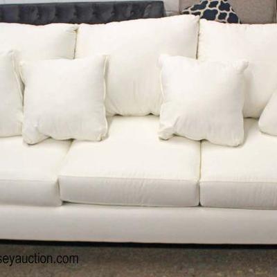 NEW White Oversized Upholstered Sofa

Auction Estimate $200-$400 â€“ Located Inside