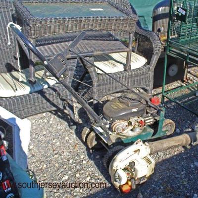  Selection of Wicker Patio Furniture, Lawn Mower, Blower, Birdcage and much much more

Auction Estimate $20-$100 â€“ Located Field 