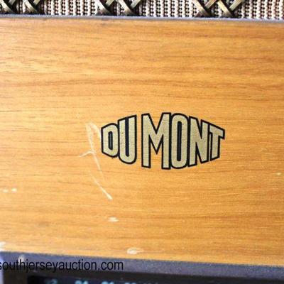VINTAGE Dumont Television Radio on Frame

Auction Estimate $100-$200 â€“ Located Dock
