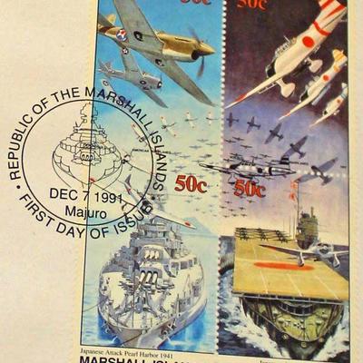  First Day Cover of â€œTo the Heroes of Pearl Harborâ€

Auction Estimate $5-$10 â€“ Located Glassware 