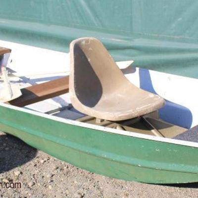  John Boat with Paddles

Auction Estimate $200-$400 â€“ Located Field 