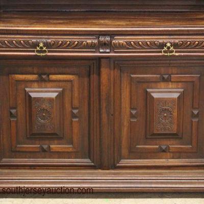  ANTIQUE Continental Walnut 3 Part Leaded Glass Court Cupboard

Auction Estimate $400-$800 â€“ Located Inside 