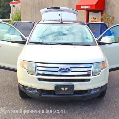 2008 Ford Edge SEL 4 Door Automatic, Cruise, Tilt , AC,  Double Moon Roofs, Flip Down Seats, Spare Tire, Trunk Buttons, Odometer Reads...
